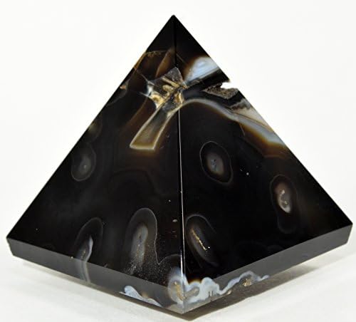HQRP HC Set Agate Pyramid Clear Quartz Cabochon Natural Stones - India
