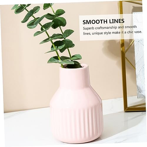 VINTORKY Desktop Ceramic Flower Vase Aesthetic Home Decor