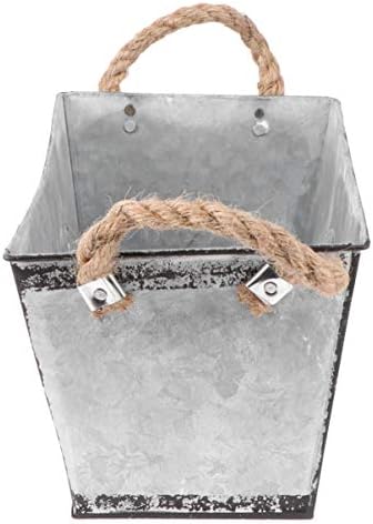 Wakauto Bucket Iron Vase for Dried Flowers
