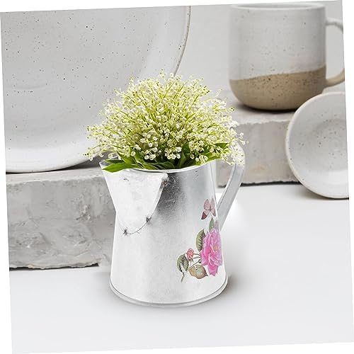 Rustic Iron Flower Vase for Home Decor