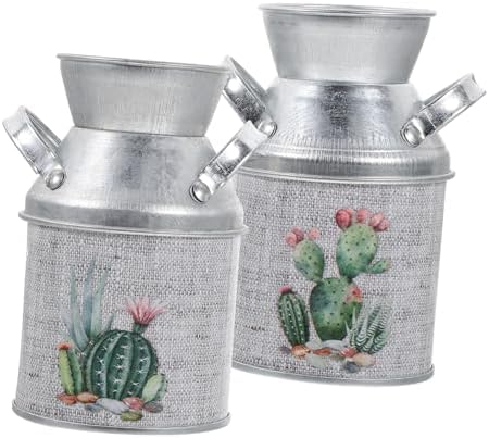 Unomor 8pcs Vintage Pitcher Vase Set