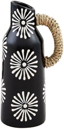 Mud Pie Medium Patterned Bud Vase 6 34 Inch