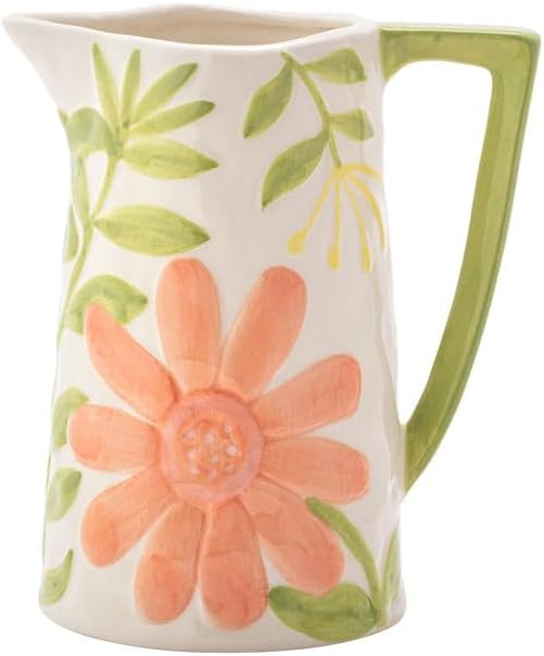Napco Imports 75x675 Inch Pitcher Floral Vase Planter
