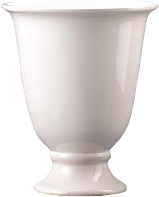 Serene Spaces Living Large White Porcelain Urn Vase