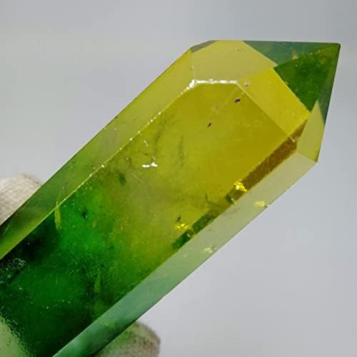 FLOAPA Yellow and Green Crystal Stones for Home Decor