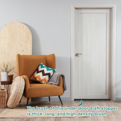 Uxcell Door Sweep Draft Stopper 12 x 40 Grey