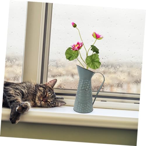 ABOOFAN Rustic Iron Decorative Vase for Home Office Balcony