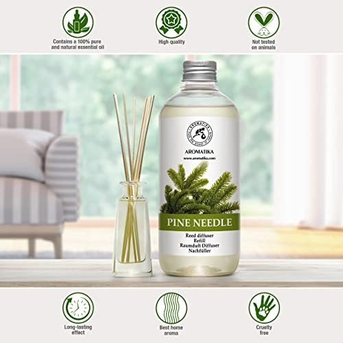 Pine Diffuser Refill 17 Fl Oz - Natural Essential Oil for Fresh Aroma