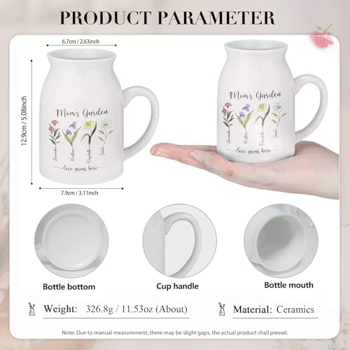 Personalized Flower Vase for Home Decor and Gifts