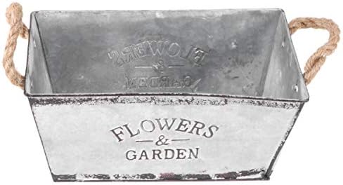 Wakauto Bucket Iron Vase for Dried Flowers