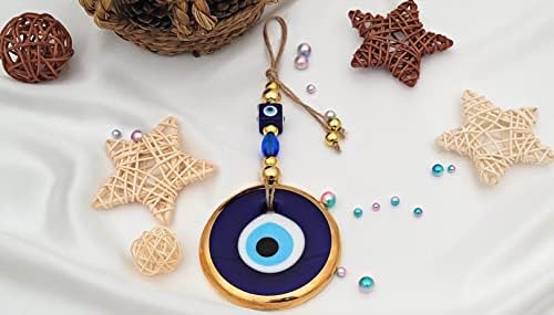 35 Gold Turkish Evil Eye Wall Hanging