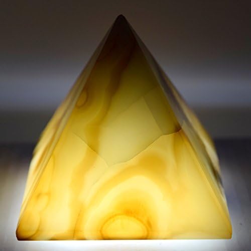 HC Set 64mm Agate Pyramid with Clear Quartz Cabochon