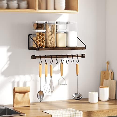 Alsonerbay Floating Shelf Wall-Mounted Kitchen Organizer