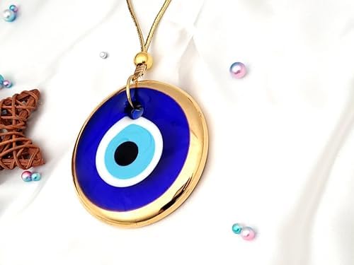 Turkish Evil Eye Gold Decor Ornament 28 Inch