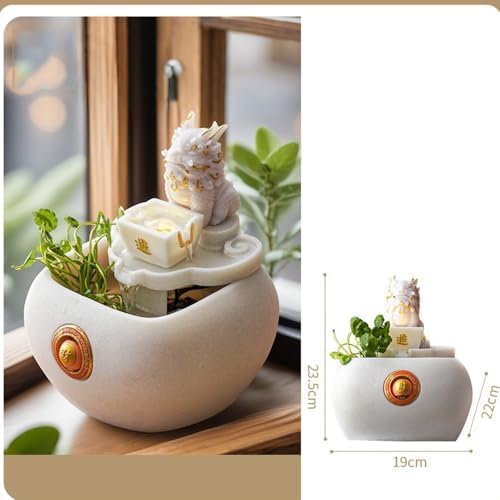 Tabletop Fountain with Lucky Beast Design