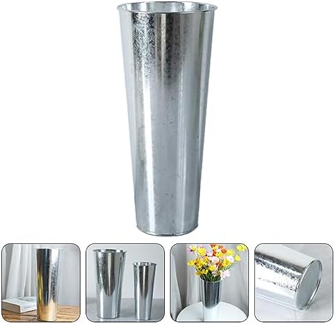 VICASKY Iron Art Flower Vase for Home Office Decor