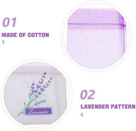 Wakauto 30pcs Purple Lavender Sachet Bags for Storage and Home Fragrance