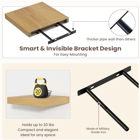 Fun Memories 93 Inch Floating Shelves Set of 3