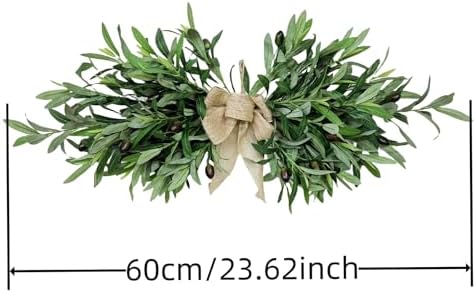 Wnvivi 236 Inch Artificial Olive Flower Swags Wreath