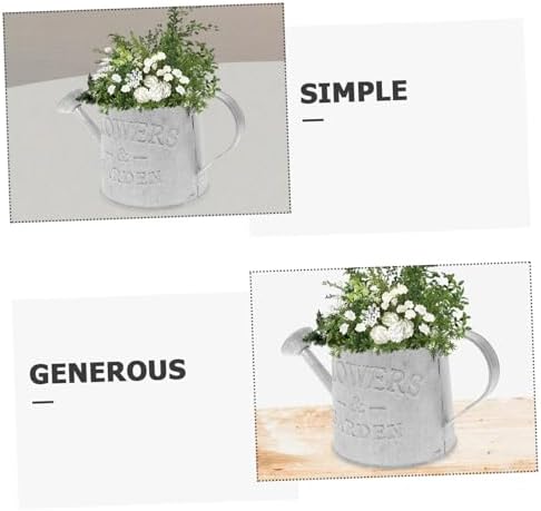 3pcs Rustic Bucket with Handle for Dried Flowers