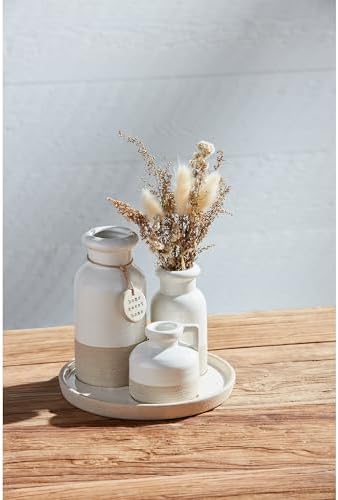 Mud Pie Connected Farm Vase Set of 3