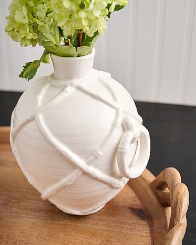 Mud Pie Bamboo Handle Vase Small 75 x 525