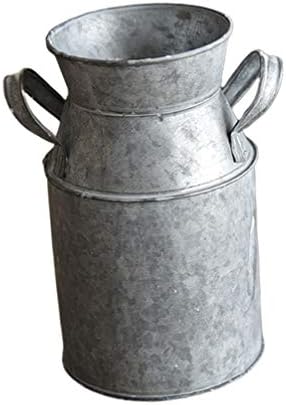 Rustic Vase French Style Farmhouse Metal Pitcher