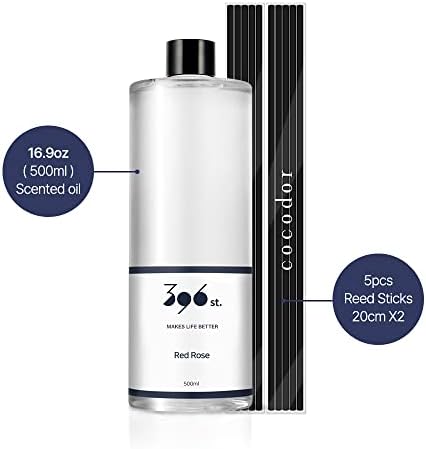396 St Reed Diffuser Oil Refill Peony 169oz 10 Fiber Reed Sticks