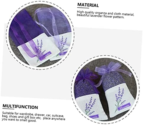 Homoyoyo 22Pcs Lavender Sachet Bags Aromatic Air Freshener for Wardrobe and Drawers