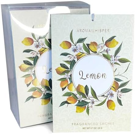 Lemon Scented Sachet Bags - 8 Pack for Home Fragrance