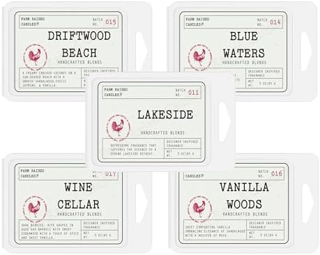 Farm Raised Candles Summer Soy Wax Melts 5-Pack