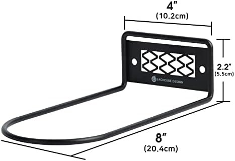 Black Metal Floating Shoe Shelves Wall Mount Set of 6