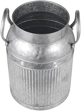 Rustic Iron Flower Bucket for Dried Flowers