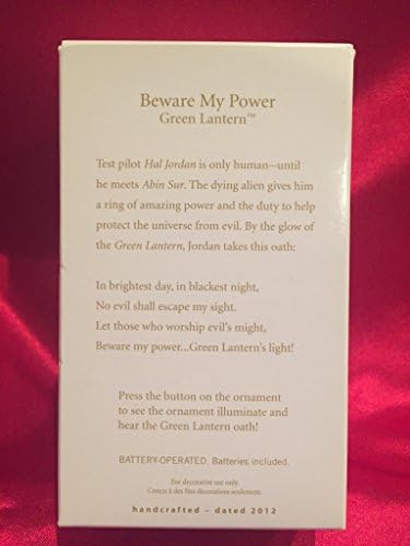 Beware My Power 2012 Hallmark Ornament 1