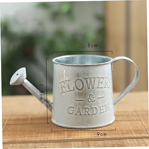 VOSAREA Iron Flower Pot Outdoor Decorative Vase