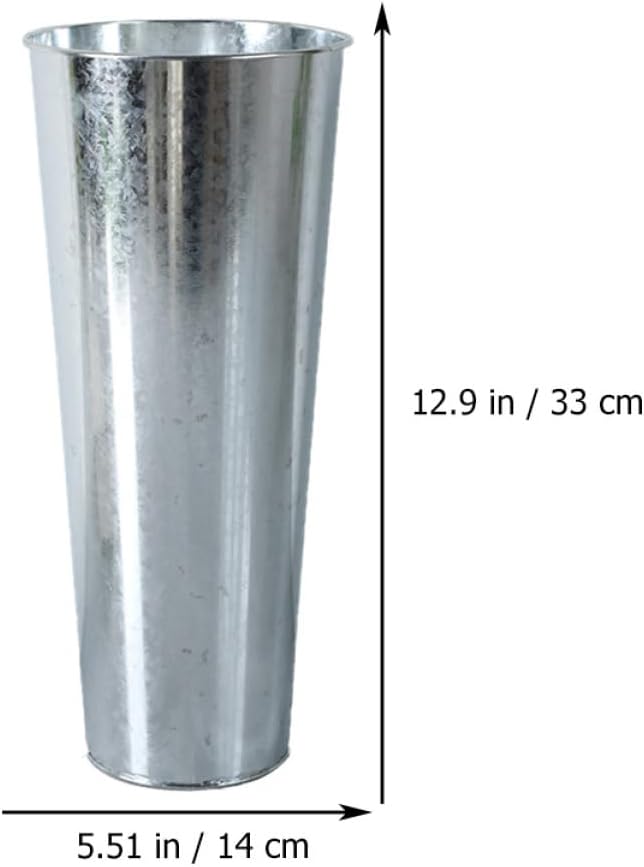 VICASKY Iron Art Flower Vase for Home Office Decor