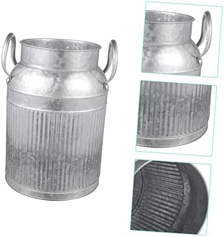 Alipis Iron Art Flower Pot Rustic Decor Vase