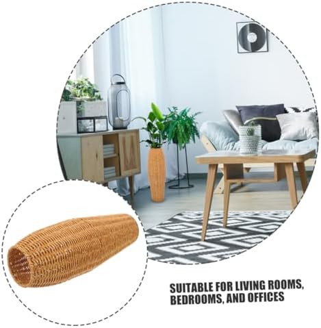 2pcs Rustic Woven Vase for Living Room Decor