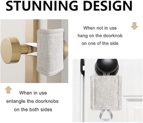 Quiet Door Closer Cushion with Elastic Bands 4x3in