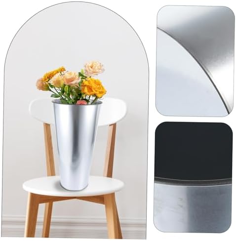 Amosfun Iron Art Flower Bucket Premium Vase for Dried Flowers