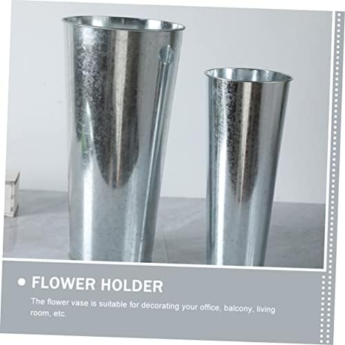Vintage Iron Flower Arrangement Vase by MAGICLULU