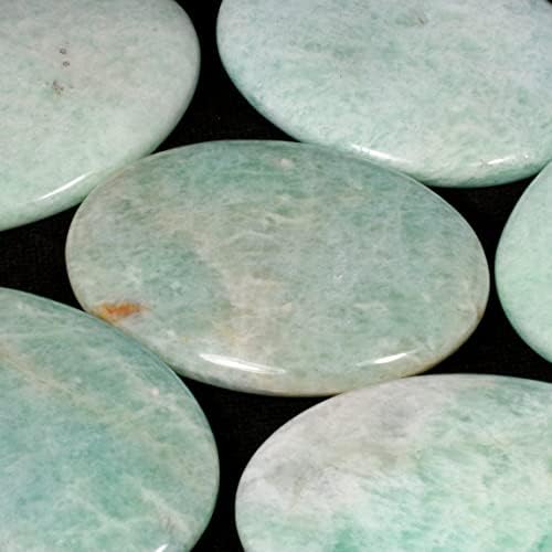 CrystalAge Amazonite Palm Stone 70x50mm