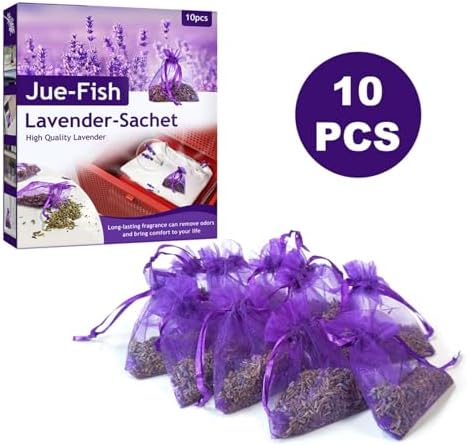 AUTMOR Cedar Lavender Sachets 10 Pack for Home Fragrance