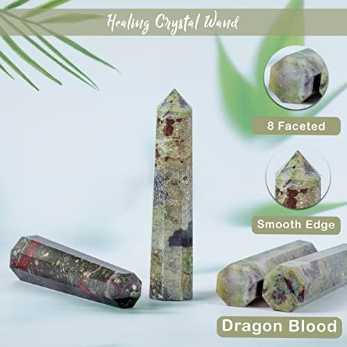Crocon Large Crystal Tower Wand for Reiki and Meditation