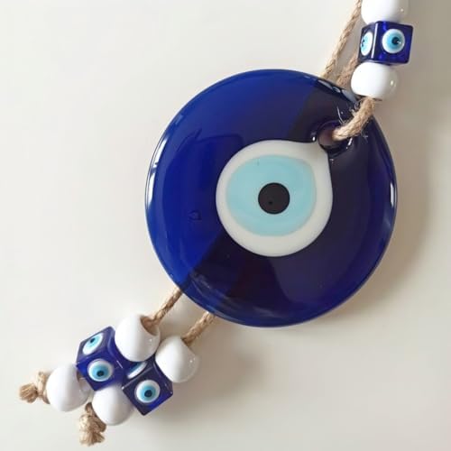 Blue Glass Evil Eye Handmade Hanging Ornament