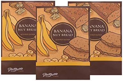 Simplicity Scents Banana Nut Bread Sachets Pack of 3