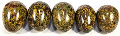 HQRP 23 Inch Egg Shaped Jasper Gemstone with Stand