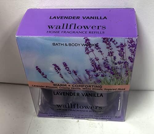 Bath Body Works Lavender Vanilla Wallflower Refill 2-Pack