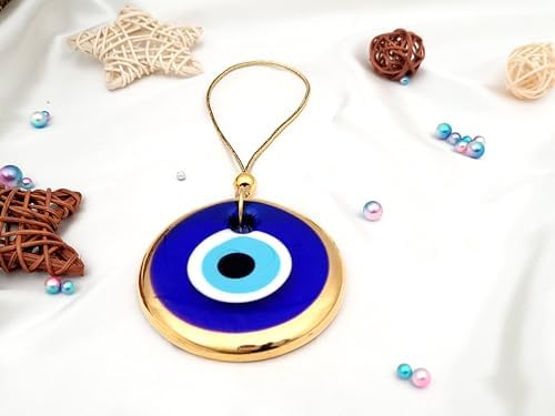 Turkish Evil Eye Gold Decor Ornament 28 Inch