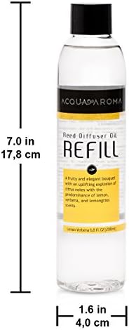 Acqua Aroma Lemon Verbena Reed Diffuser Oil 68 FL OZ